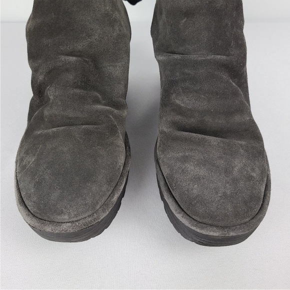 Fly London suede wedge ankle boots - Picture 3 of 8